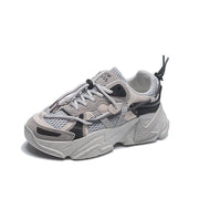 New Summer All-black Sneakers For Women Korean Edition