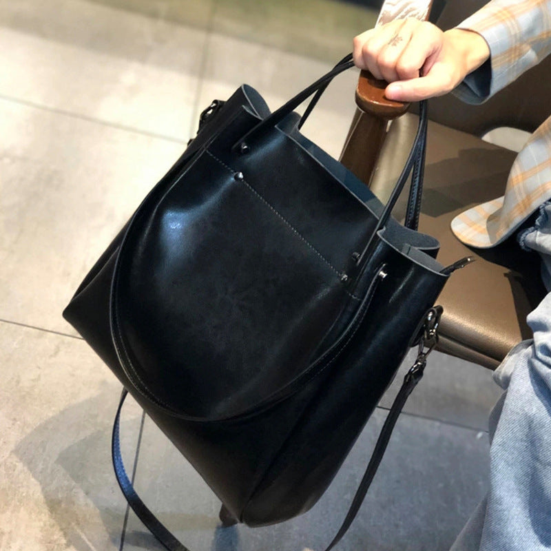 Genuine Leather High-grade Large Capacity Shoulder Bag