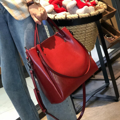 Genuine Leather High-grade Large Capacity Shoulder Bag