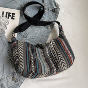 Large Capacity Ethnic Style New Fashion Crossbody Dumpling Bag Women