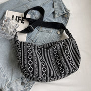 Large Capacity Ethnic Style New Fashion Crossbody Dumpling Bag Women